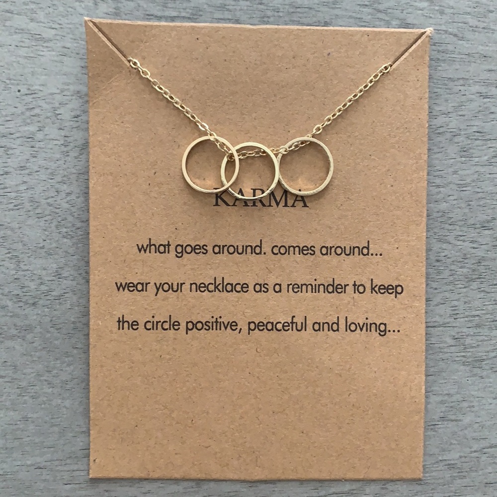Minimalist Gold Circle Necklace/ 3 for $20 bundle